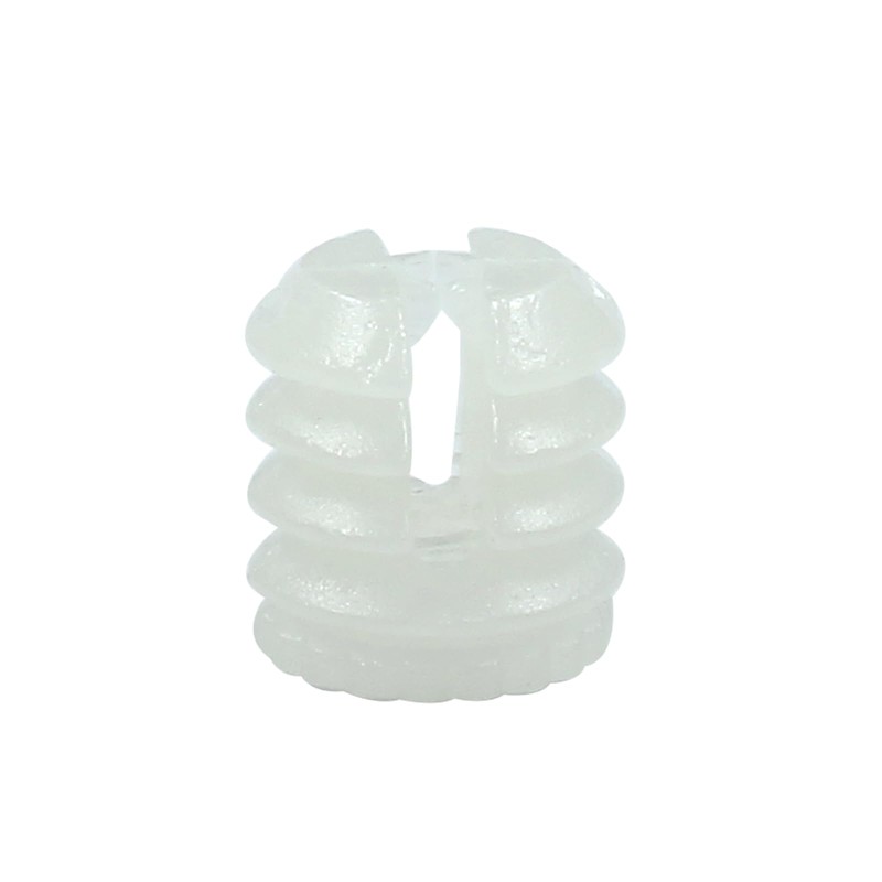Litoexpe Plastic Pre-Inserted Nuts 0.34"x0.39", Plastic Hinge Dowel Inserts 100