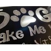 Engraved Dogs Make Me Happy Funny Car Tag Diamond Etched