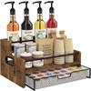 Homode Coffee Syrup Organizer Rack, 3-Tier 8 Bottles Syrup Stand