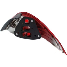 Evan Fischer Tail Light Lens and Housing Compatible with 2003-2005 Honda Accord Coupe Driver Side