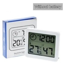 Higrómetro & Termómetro, Hora, Reloj Digital Moderno **