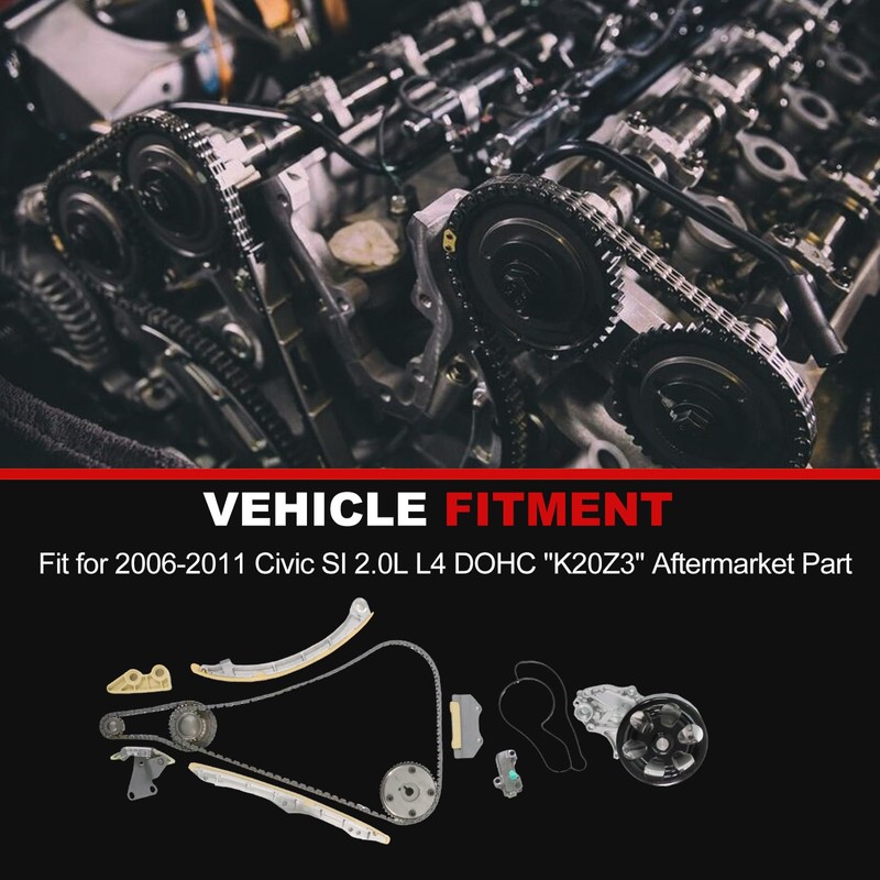 Engine Timing Chain Kit Water Pump Fit for Civic 2006-2011