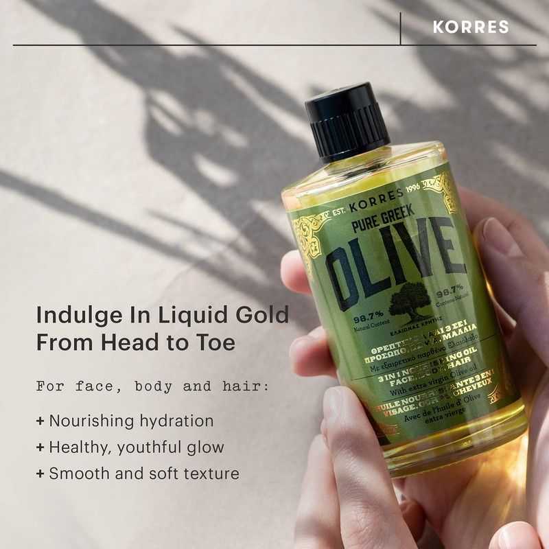 KORRES Olive 3-in-1 Nourishing Oil, 3.38 fl. oz.