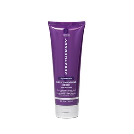 KERATHERAPY Daily Smoothing Cream, 6.8 fl. oz., 200 ml - Keratin Infused Smoothing Cream for Blowouts with Collagen, Jojoba Oil, Wheat & Argan Oil