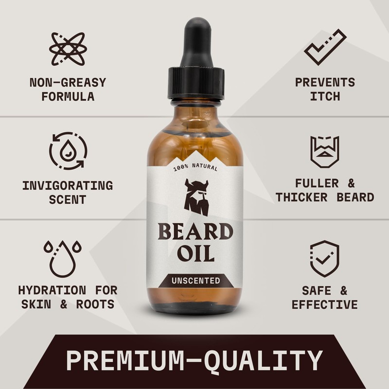 Striking Vikings Beard Oil for Men - Natural Organic Formula