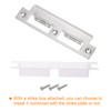 sourcing map Door Strike Plate, 155mm x 35mm 201 Stainless