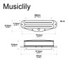 Musiclily Pro ST-DPMC Ceramic Rail Blade Single Coil Sized Humbucker