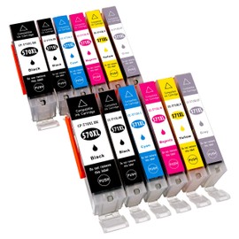 ESMONLINE 12 Compatible XL Printer Cartridges to Replace Canon PGI 570 CLI 571 Pixma MG7750 Pixma MG7751 Pixma MG7752 Pixma MG7753 Pixma TS8050 Pixma TS8051 Pixma TS8052 Pixma TS8053 Pixma TS9050