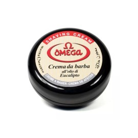 OMEGA Eucalyptus (Menthol) Shave Cream in Bowl (150ml/5.58oz) Moisturizing - New