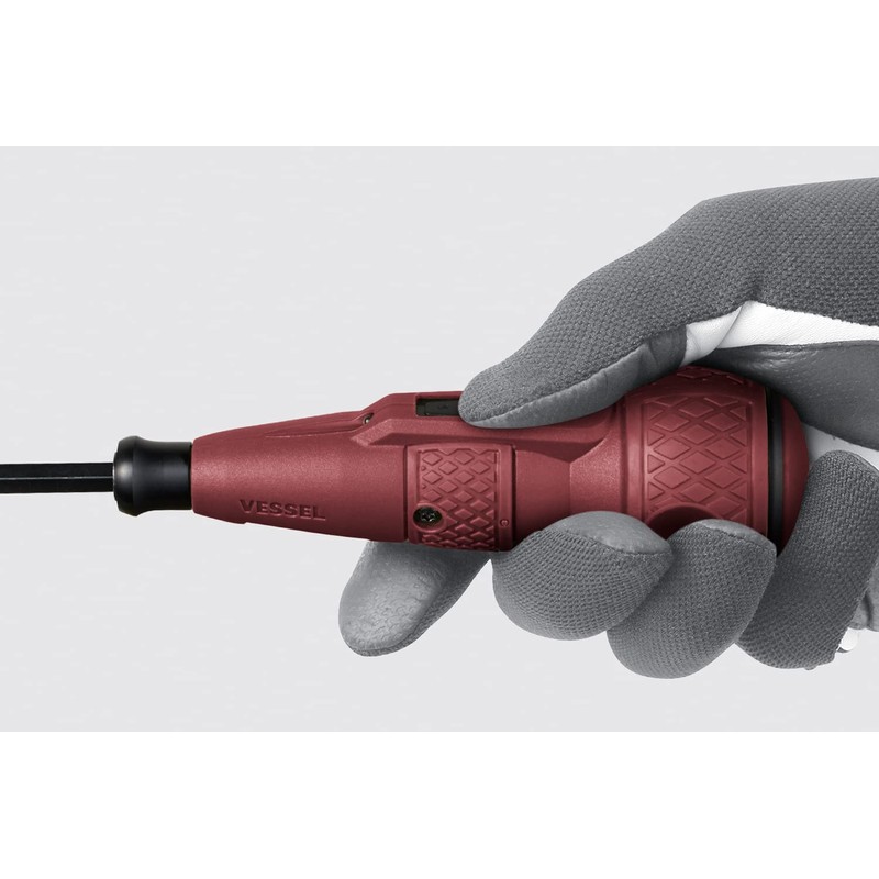 VESSEL Electric Ball Grip Driver, Limited Edition (Dull Red) With