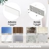 VEHHE Kitchen Roll Holder, One-handed Tearing Paper Towel Holder Under