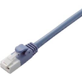 Elecom LD-CTT/BU10/RS compliant with EU RoHS Directive CAT5E claws prevention LAN cable 32.8 ft (10 m) Simple package specification (blue)