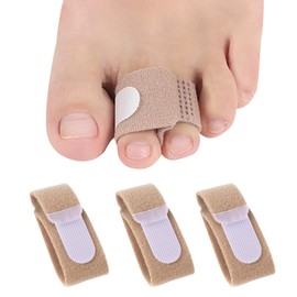 AYNKH 3PCS Finger Buddy Wraps Tapes, Fabric Toe Brace Splint Cushioned Bandages Finger Protectors for Jammed Swollen Dislocated Finger Joint