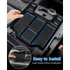 Karltys Center Console Organizer Tray Door Side Handle Storage Box