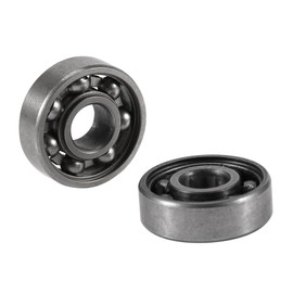 Xinrub Ball Bearings, 10 Pieces Steel Miniature 608 Ball Bearings for Fingertip Toys 8 22 7 mm Ball Bearings Miniature Deep Groove Ball Bearing