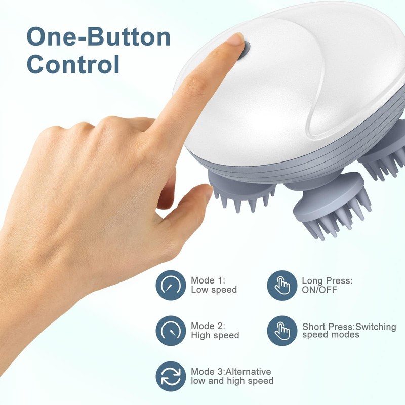 Ankilo Head Massager Scalp, Electric Scalp Massager Pet Massager with