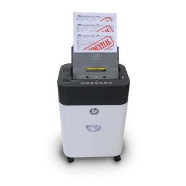 HP - Paper Shredder Micro Cut, 120-Sheet Auto Feed, Shreds Credit Cards & Staples, Heavy Duty Paper Shredder for Home Use with 4.5 Gallon Basket