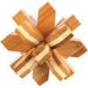 Fridolin 17463 Large Bamboo-Wood Brainteaser Puzzle