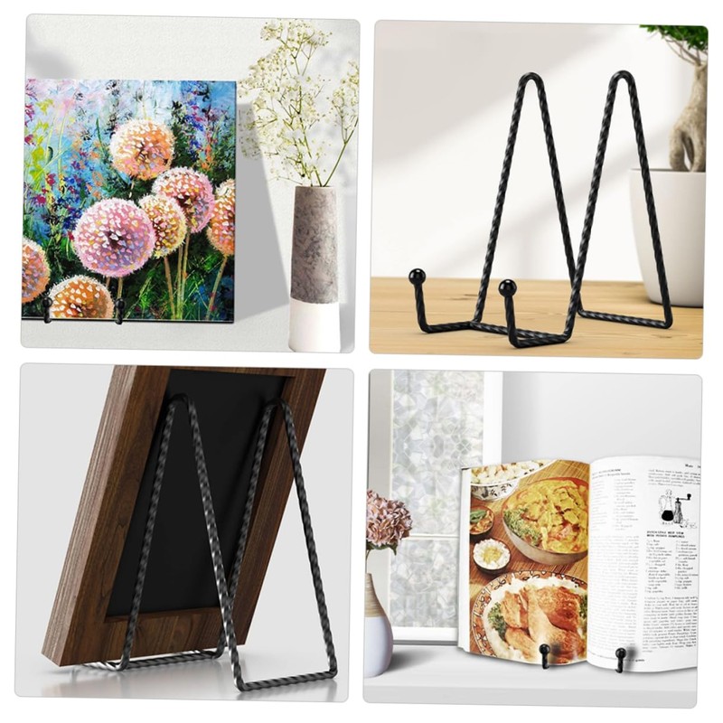 BIUDECO Strong Plate Holder Stand Picture Frame Display Mini Plate