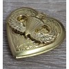 SWEETHEART US Military Army Senior Jump Wing LOCKET Pendant DOUBLE