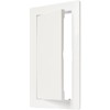 4" x 8" White Plastic Access Panel. Service Shaft Door