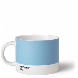 Copenhagen Design Pantone Cup, Tea/Coffee Mug, fine China (Ceramic), 475 ml, Light Blue, 550 C, 1 Count (Pack of 1)