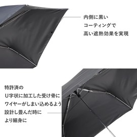 Waterfront S350-0773WH1-BA Folding Umbrella, Parasol, Rain Umbrella, Pocket Flat Sun Shade, White, 19.7 inches (50 cm), Lightweight, Compact, UV Protection, 99.9% Unisex