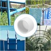 sourcing map PVC Pipe End Cap Fitting 4 Inch Plug