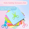 YAFIYGI 3 Packs Toddler Scissors with Paper Toddler Scissors Kit