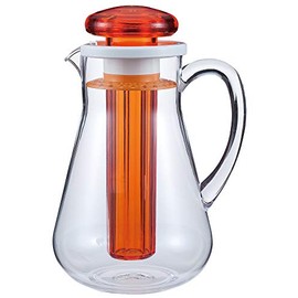Sanpo Sangyo PUOD301 Pitcher, Orange, 0.4 gal (1.9 L)