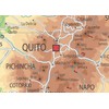 Ecuadore Physical Map - 23.3 x 16.5 Inches - Paper