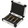 3Pcs HSS CO Cobalt Spot Weld Drill Bit Set Kit