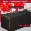 Rinpon Spandex Table Cover 6ft, Stretch Table Cloths with Table