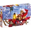 ENJOY-1269 - Teddy Bears with Santa Hats, Puzzle, 1000 Pieces