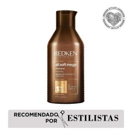 Shampoo Redken All Soft Mega Hidratante Cabello Seco 300 Ml