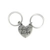 Split Hearts 'BEST B*TCHES' Matching Keychains Set for 2 (Stainless