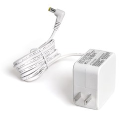 SUW Charger Accessory Parts for Self Cleaning Robot Box, 12V Cat Litter Box Power Adapter White [Suitable for Automatic Litter Box Numbered B0001-B9999]