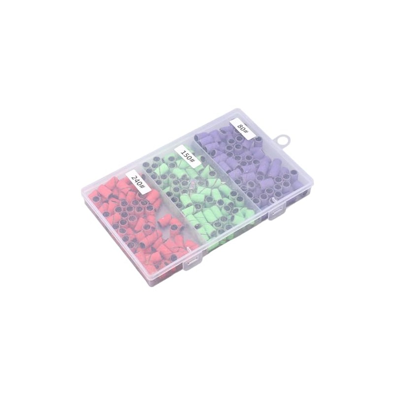 Sonew Juego de 210 Bandas de Lijado de Uñas, Grano