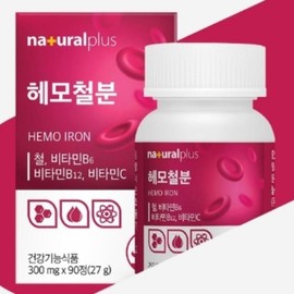 JinShop Large Capacity Iron Antioxidant Vitamin Vitamin B6 Teen Pregnant Women Nutrient Supplement 90 Tablets / 진샵 대용량 철분 항산화 비타민 비타민비6 청소년 임산부 여성 영양제 90정