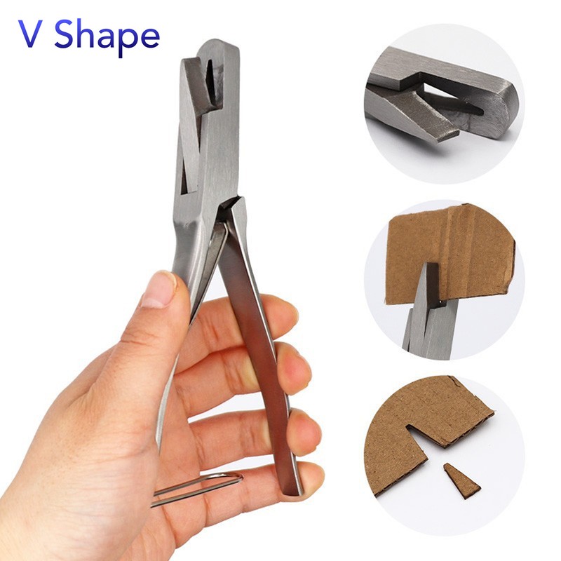 Pig Ear Tag Plier Stainless Steel Animal Ear Notcher with