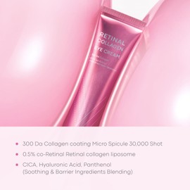 BONCEPT Retinal Collagen Eye Cream 1.01 fl.oz / 30 ml | Hydrating, Firming & Soothing Korean Eye-Care