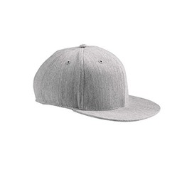 Flexfit Premium Fitted Cap, Heather Grey, S/M