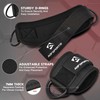 AQF Ankle Straps for Cable Machines Attachment - Neoprene Padded