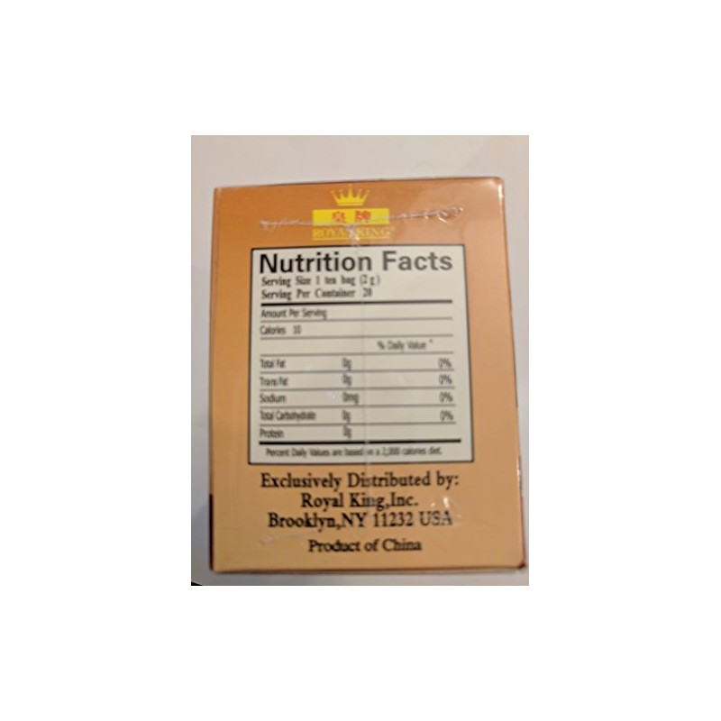 2 Boxes x 20 Tea Bags Royal King 100% Natural