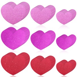 Zonon 90 Pcs Heart Cutouts Classroom Bulletin Board Decoration for Office Classroom Party Bulletin Board Wall Chalkboard Home Decor
