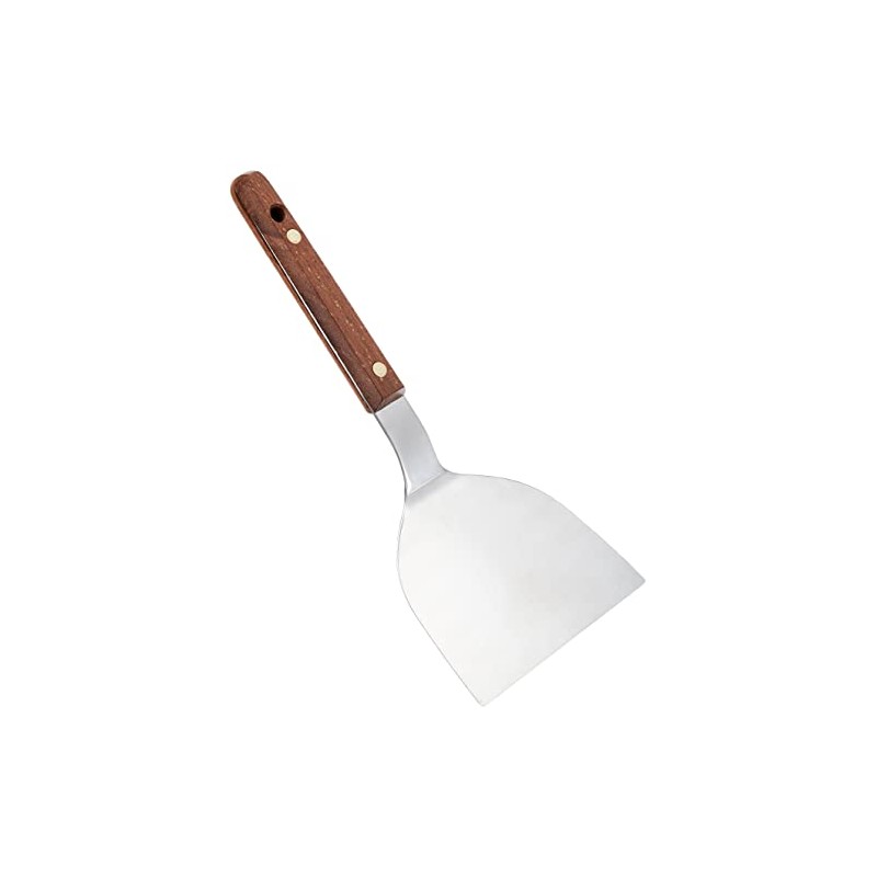 Endoshoji GOK04002 Professional Spatula, Medium, Wood Handle, 18-0 Stainless Steel,