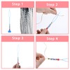 16PCS Hair Beader Tool Automatic Quick, Colorful Loading Beads on