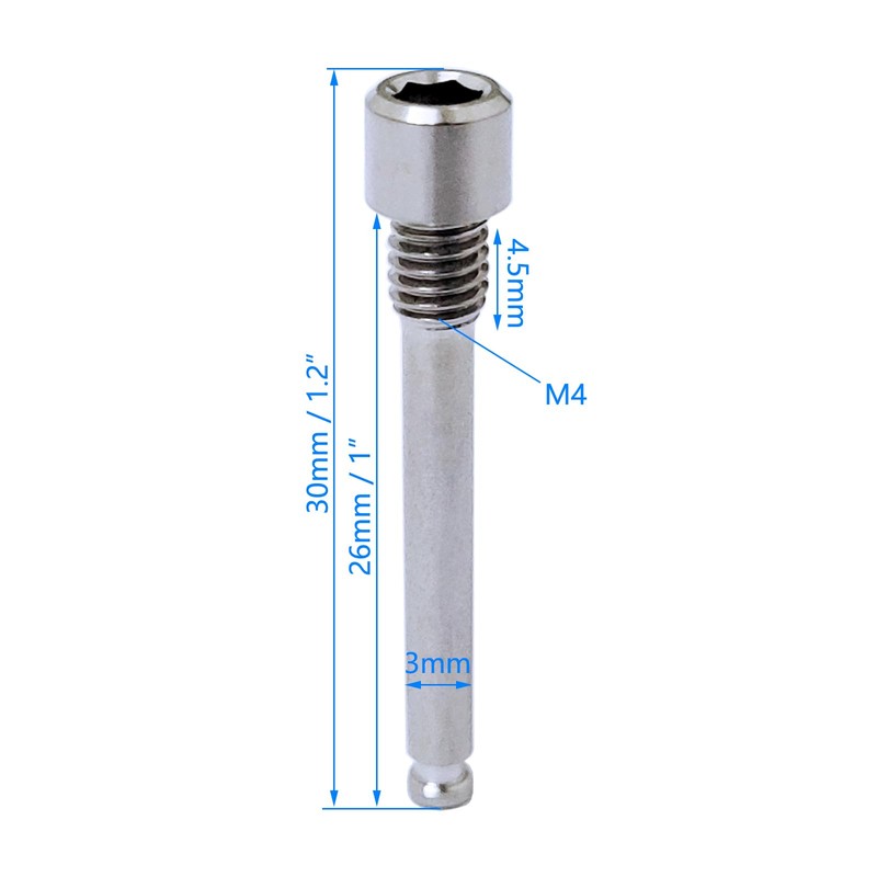 Young Wolf 4 Sets Titanium Alloy Bicycle Caliper Screw Brake