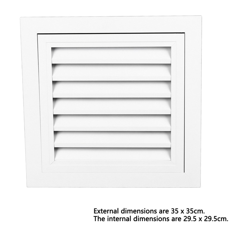 Gable Vent 35x35cm Outer Size 29.5x29.5cm Inner Size Wall Air