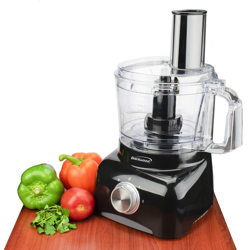 Brentwood 5-Cup Food Processor, Black (FP585BK)